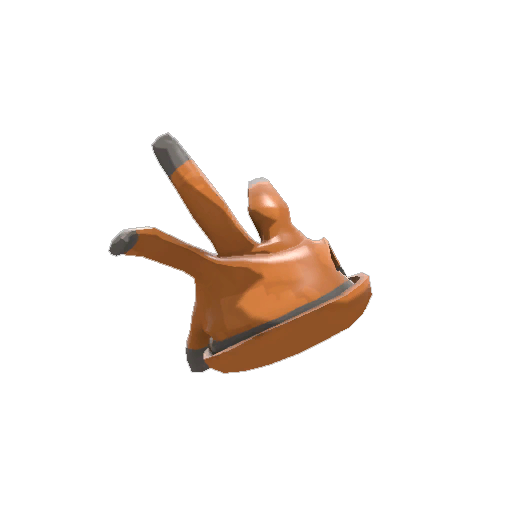 Realistic Respectless Rubber Glove
