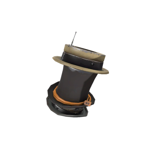Realistic Strange Towering Titanium Pillar of Hats