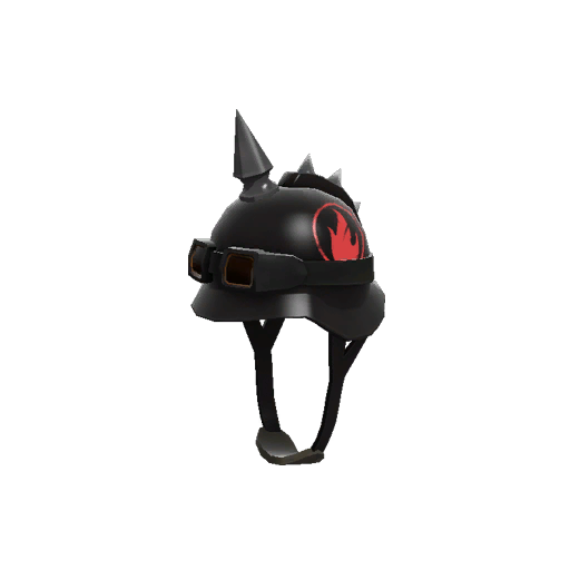 Realistic Smoking Skid Lid