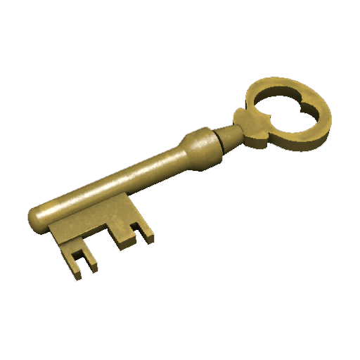 Realistic Mann Co. Supply Crate Key