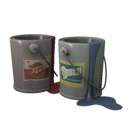 Realistic Paint Can Team Color 2