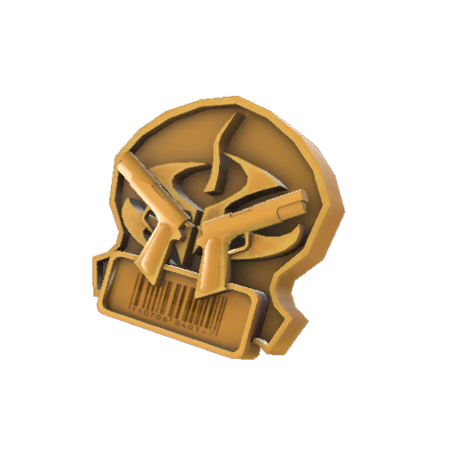 Realistic Hitt Mann Badge